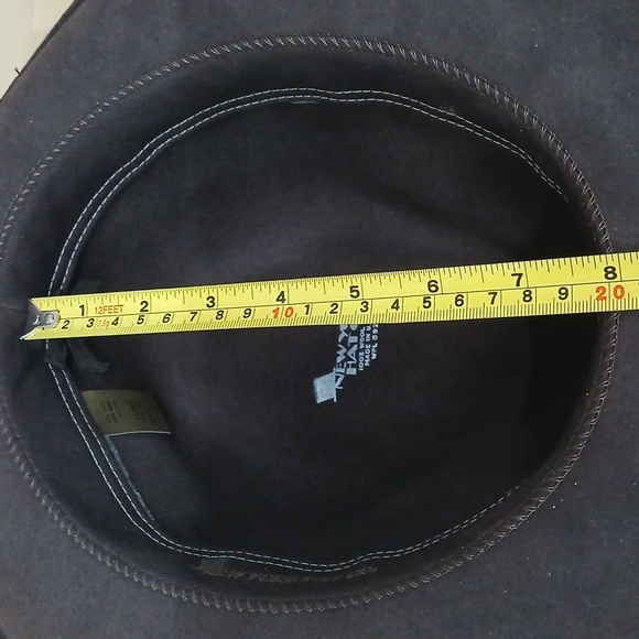 New York Hat Co. Vintage Dark Brown Wool Fedora Hat Size Large main image 9